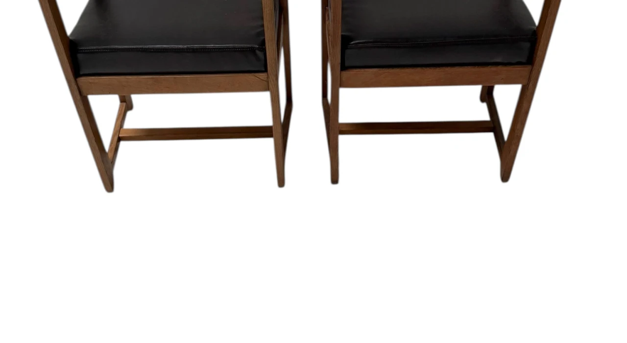 Two Art Deco Modernist Armchairs by Anton Lucas for N.V. Meubelkunst, 1920s